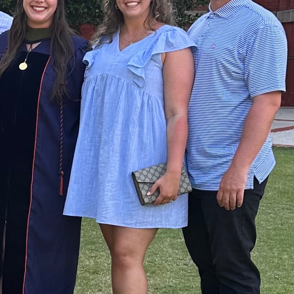 Chambray Mini Dress